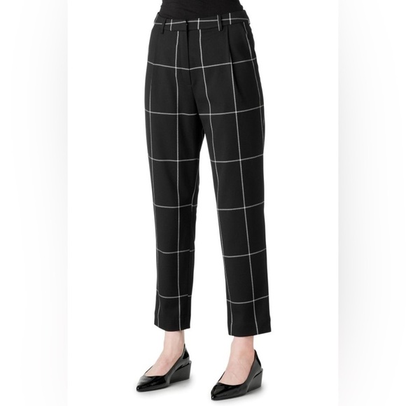 MTWTFSS Weekday Slacker Trousers Windowpane Print Small - Picture 1 of 7
